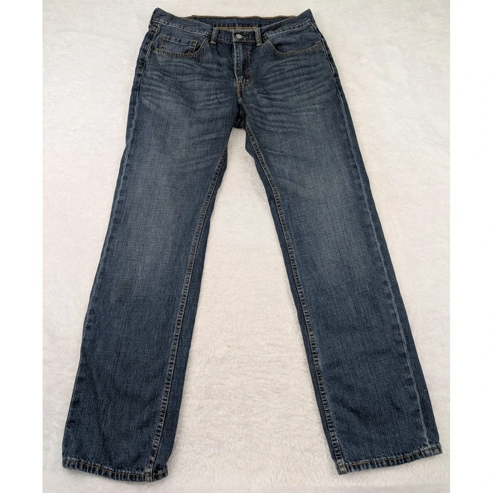 Levi's 559 Relaxed Straight Jeans 34x34 Straight Leg Blue Denim